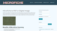 Desktop Screenshot of microfiche.scanning360.com